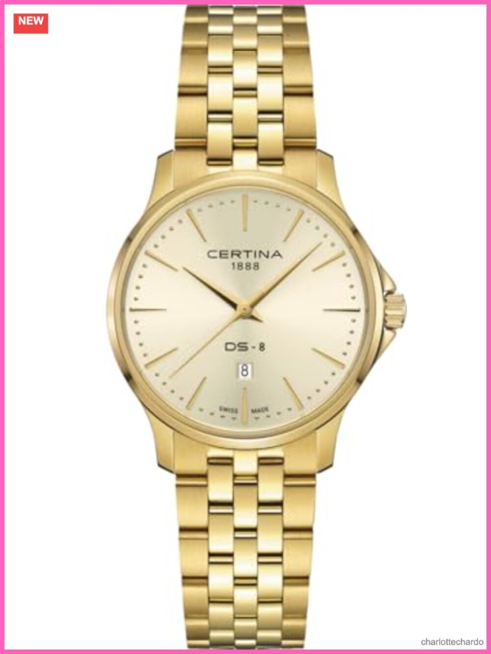 Womens DS 8 Lady 31mm Steel Quartz Precidrive Watch